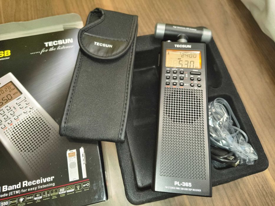 Tecsun PL-365 Преносимо Радио с SSB (Single Side Band еднолентова модулация)