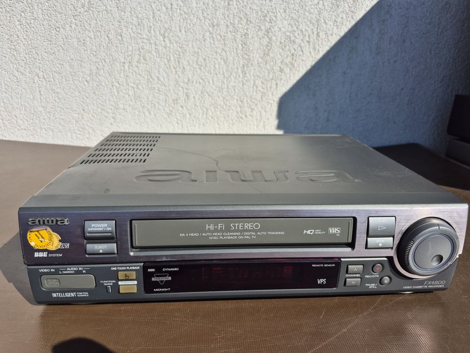 Vand Video Marca Aiwa model HV-FX4800Z,Recorder Made in Japan