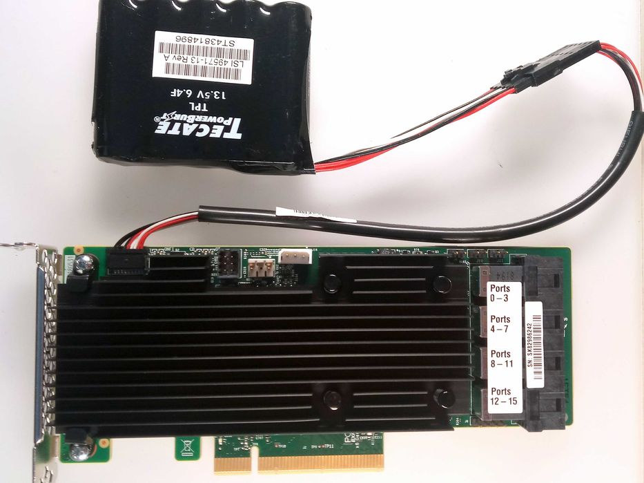RAID контролер LSI/Broadcom SAS9361-16i 1GB 12Gb SAS2 SATA3 RAID,JBOD