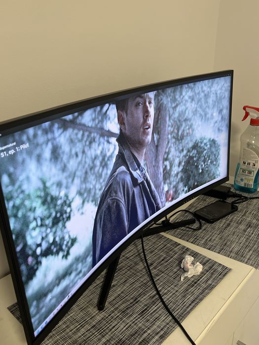 Monitor gaming 34” curbat MiniFire 165Hz UWQHD 3440x1440, FreeSync