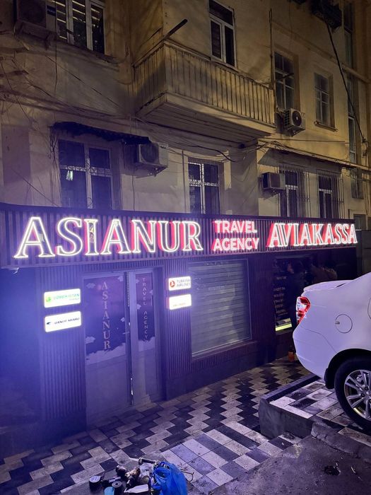 Tashqi reklama Yonadigan harf banner tablichka