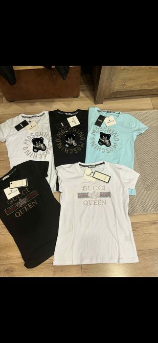 Moschino ,Gucci tricou dama nou cu eticheta diverse marimi