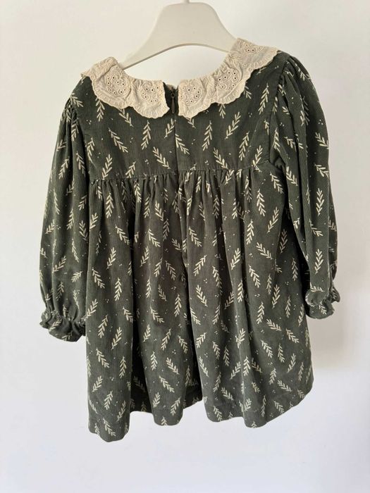 Rochita de catifea Monna Rosa 86/92 cm - 18/24 luni