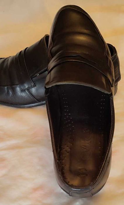 Классические кожаные мужские туфли, размер 42
