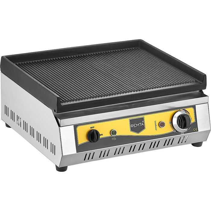 Професионална Електрическа Скара Чугунена Плоча Оребрена - 51 см