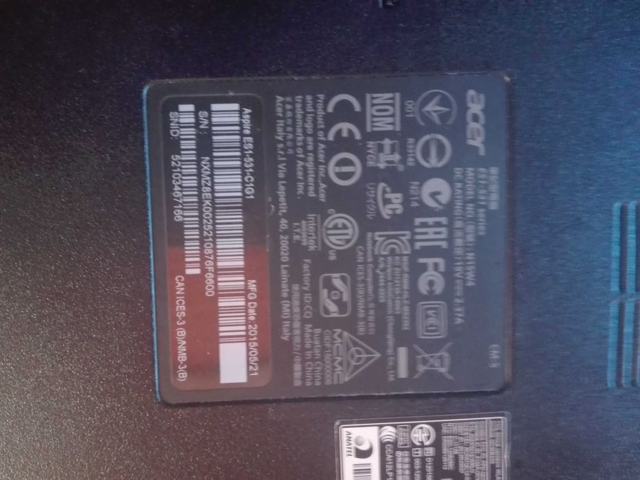 Laptop Acer Aspire ES-15