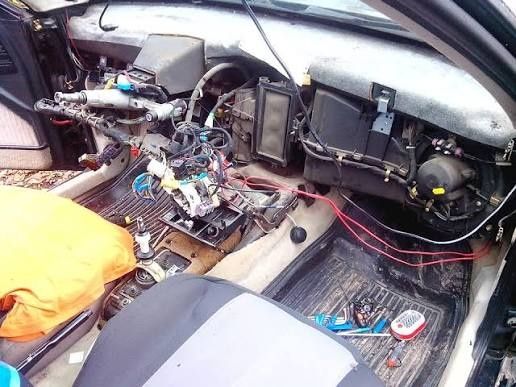 ремонт печкипроклейка замена радиатора ауди пассат гольф