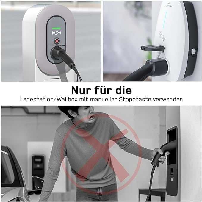 Адаптер тип 2 към Schuko щепсел за зарядно за ел автомобили и др.