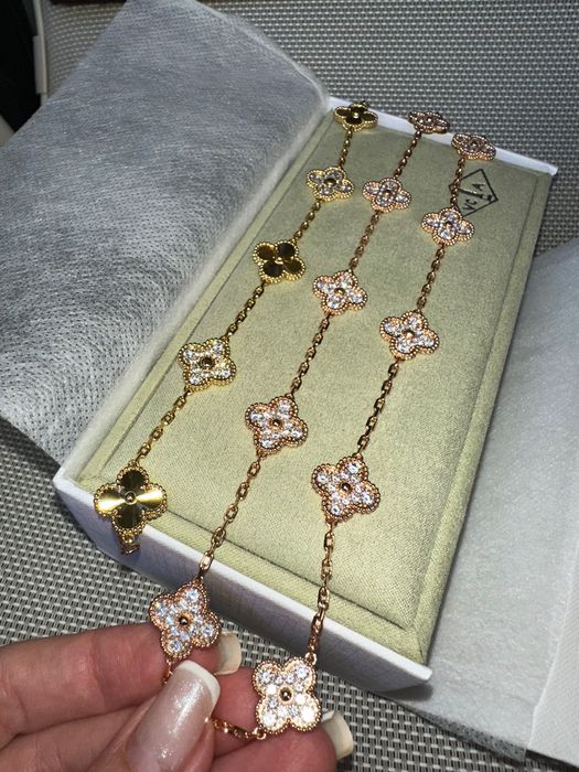 Van cleef гривна , колие , обеци