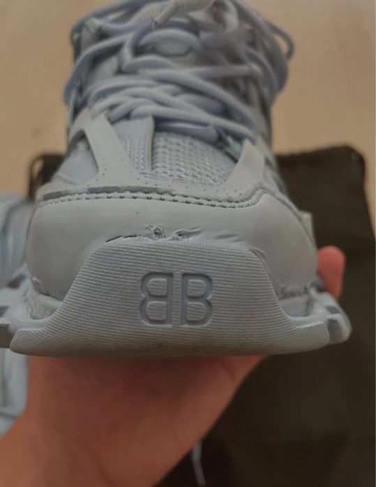 Balenciaga track baby blue