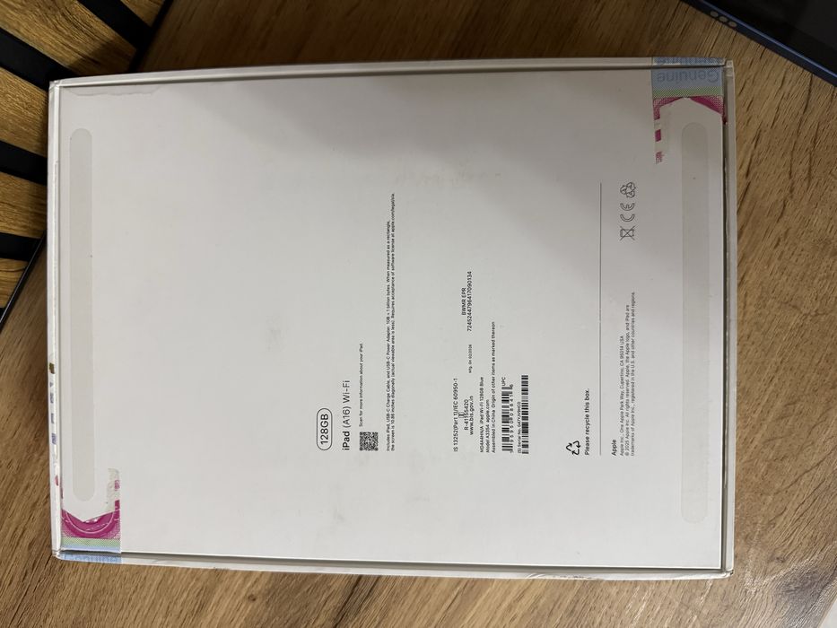 Ipad A 16 с гарантией до 04.27