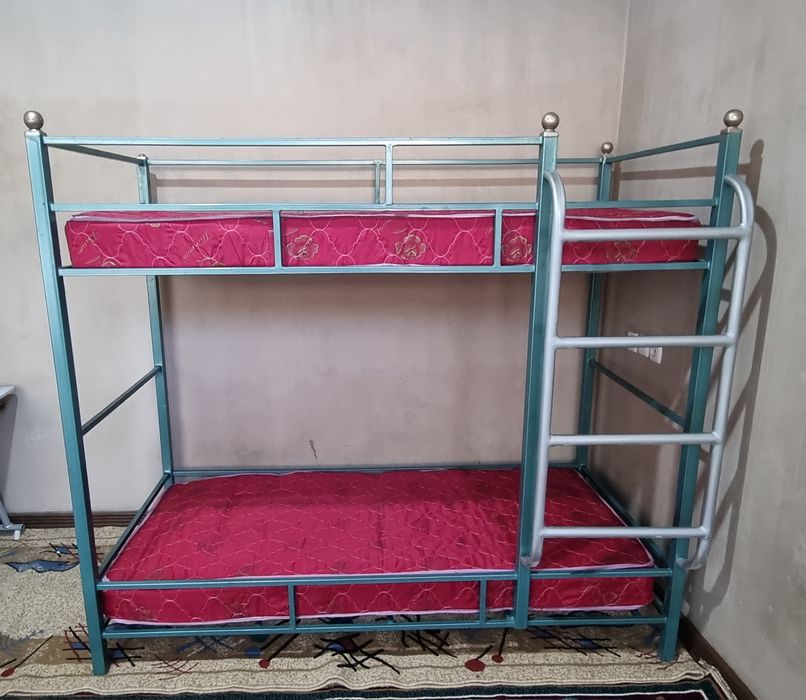 Темир кароват 2 этажли