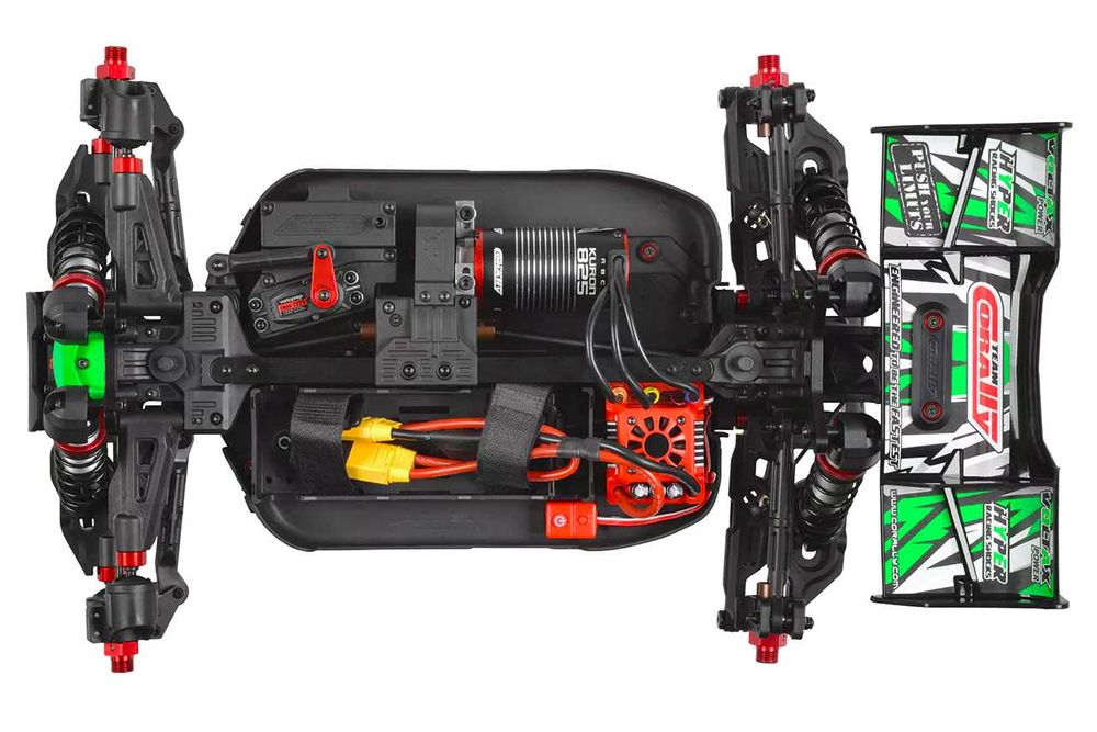 Team Corally – SPARK XB-6 1:8, brushless, 110км\ч, Зелено