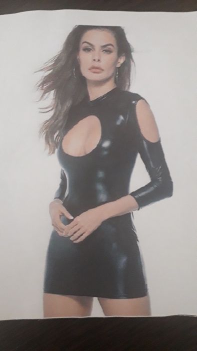 платье  из латекса