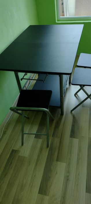 Комплект маса с 4 стола