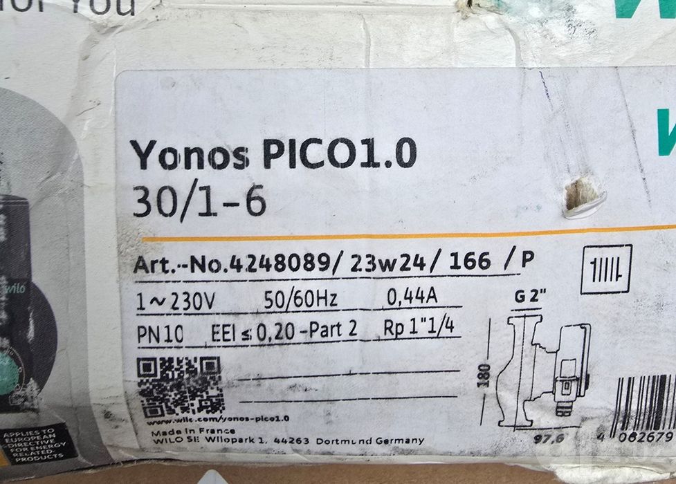 Насос циркуляционный Yonos PICO1.0 30/1-6