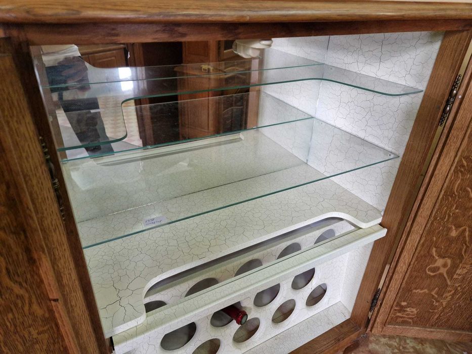 Френски бар-шкаф за напитки от бял дъб в стил "ЛУИ XV"