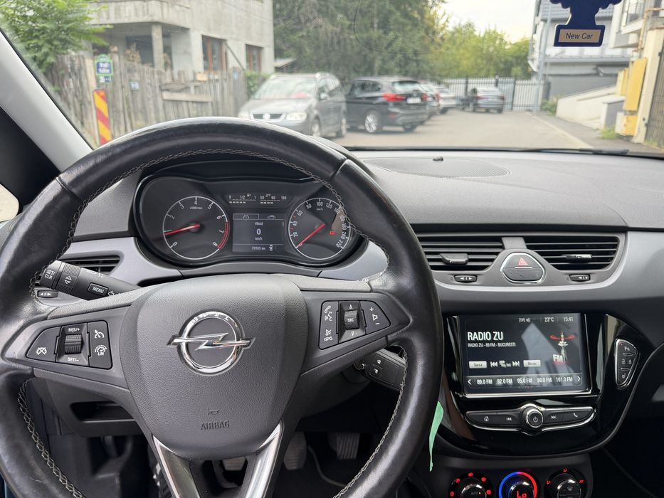Opel Corsa E 1.4 turbo 101 cp an 2017 80.000km reali extra full