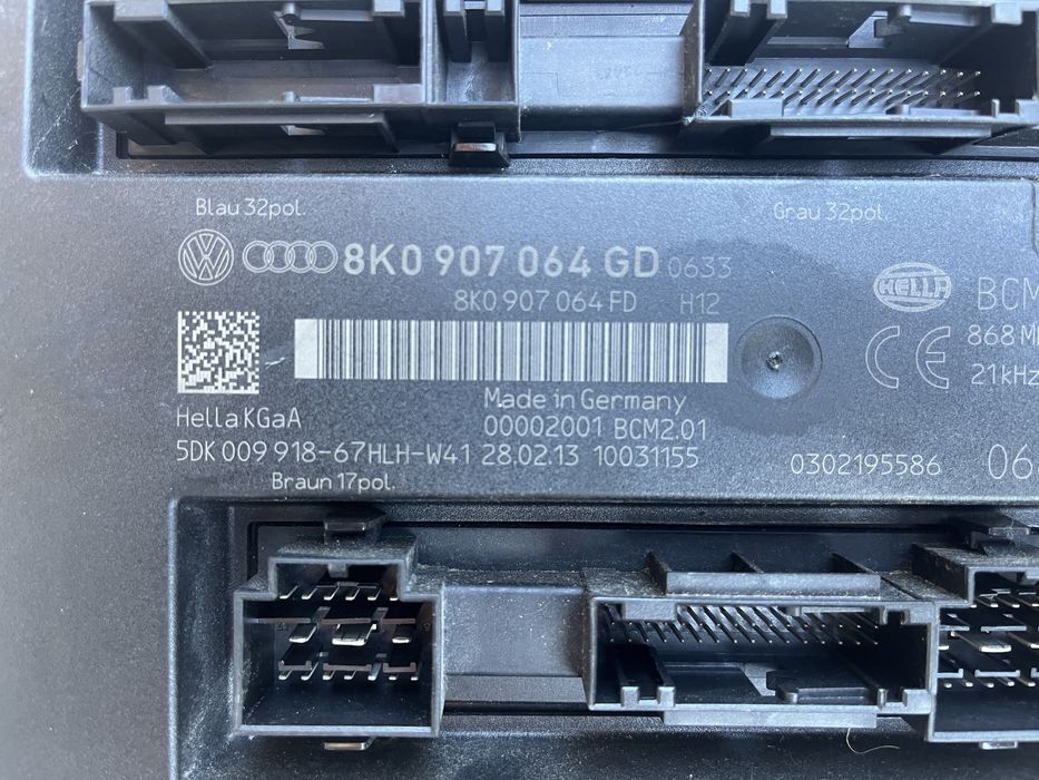 Modul / Calculator BCM 1 BCM 2 Audi A4 A5