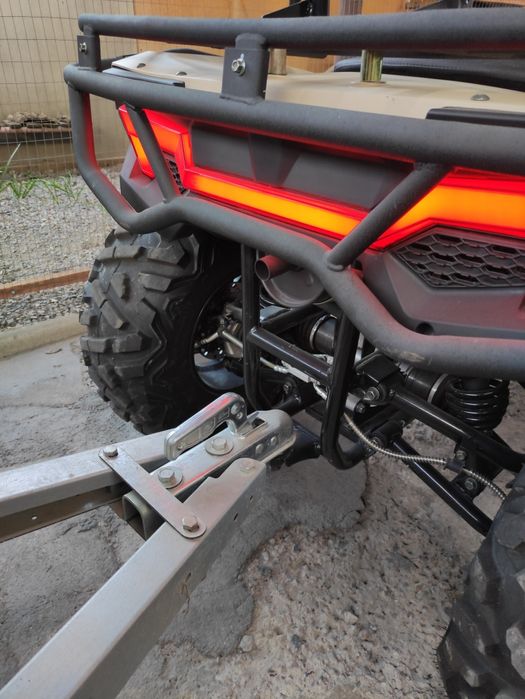 Квадроцикл с прицепом!