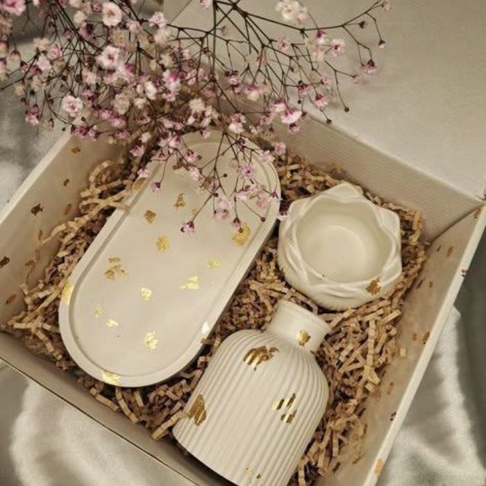 Гипсовые изделия декоративные шкатулки