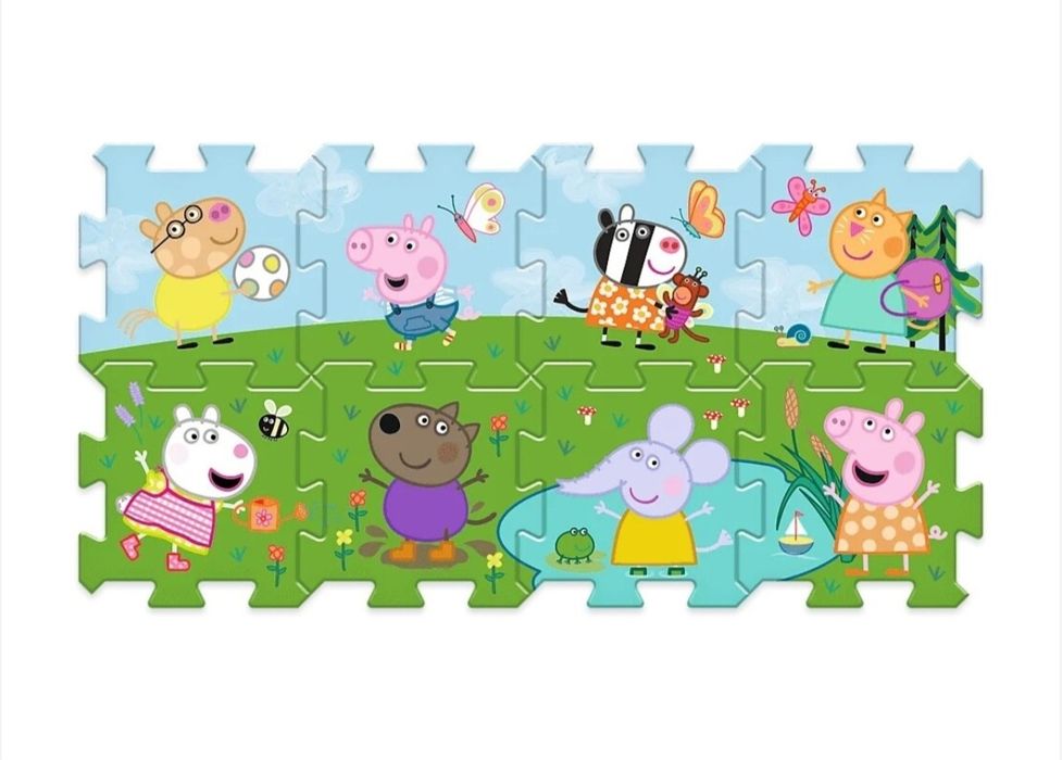 Пъзел постелка за игра Trefl - Peppa или Ариел
