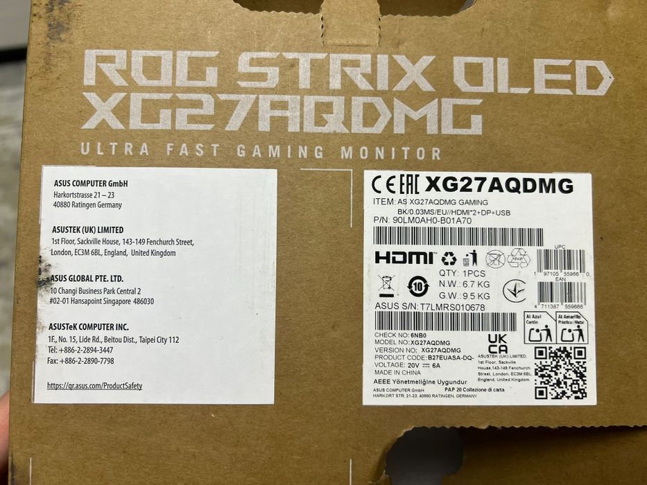 Monitor asus rog strix qled