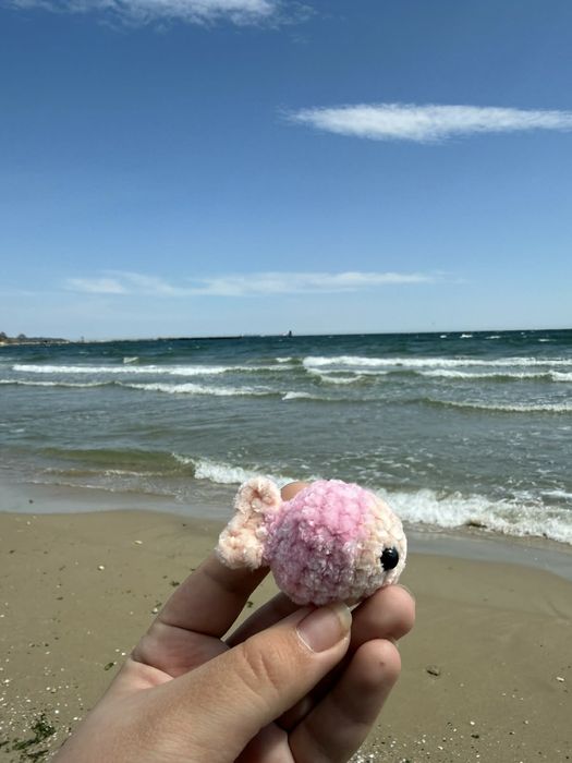 Ръчно плетена рибка