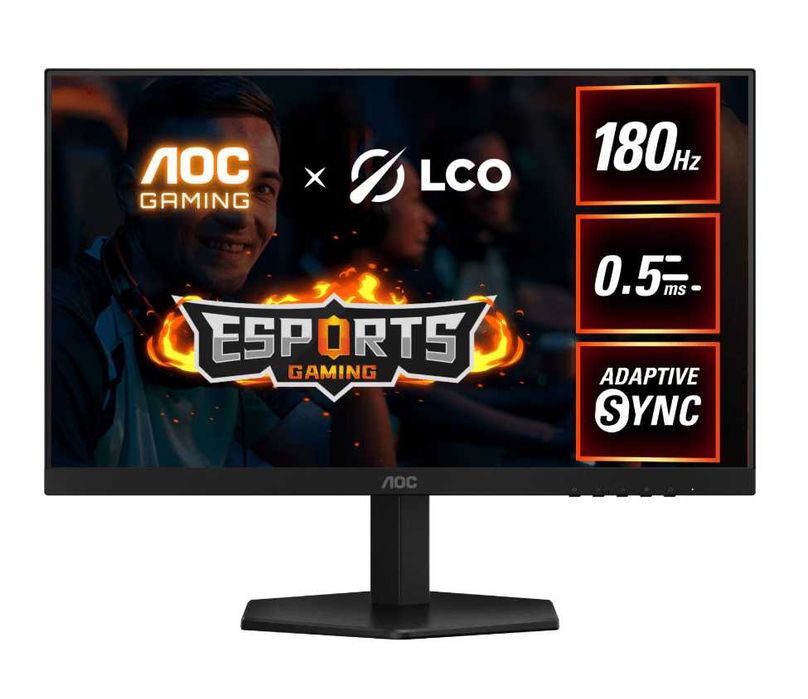 Монитор Gaming AOC 24G42E, 23.8", FHD (1920x1080), Fast IPS, 180 Hz