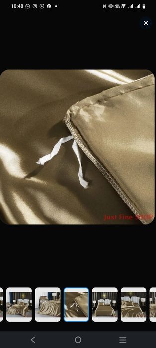 Комплект постельного белья под атлас