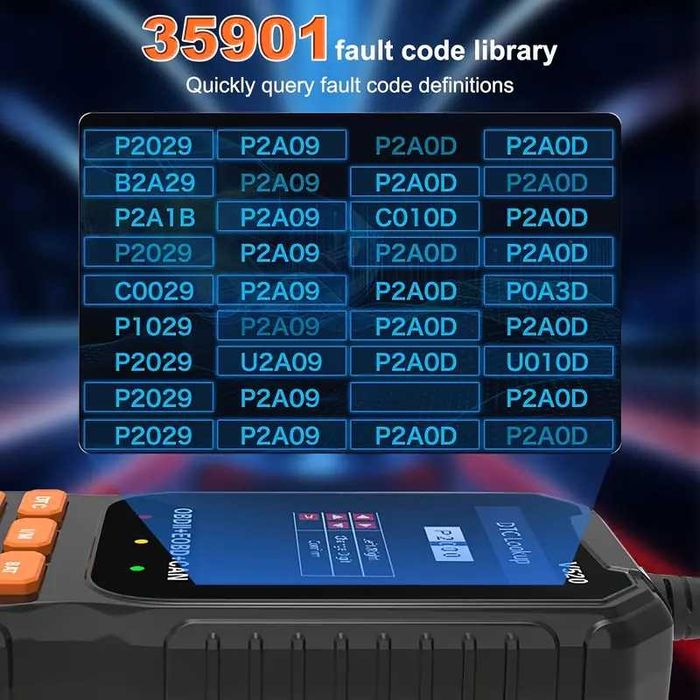 Професионален автомобилен диагностичен кодочетец V520 Full OBD2 EOBD