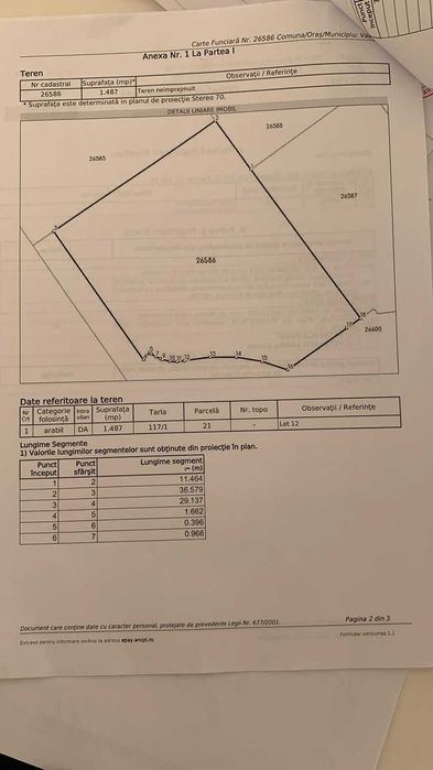 Teren UNIC P+2 mixt | Frumușani–Vasilati | Proiect dezvoltare