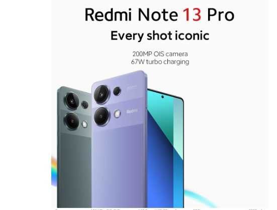 Xiaomi Redmi Note 13 Pro 4G черный