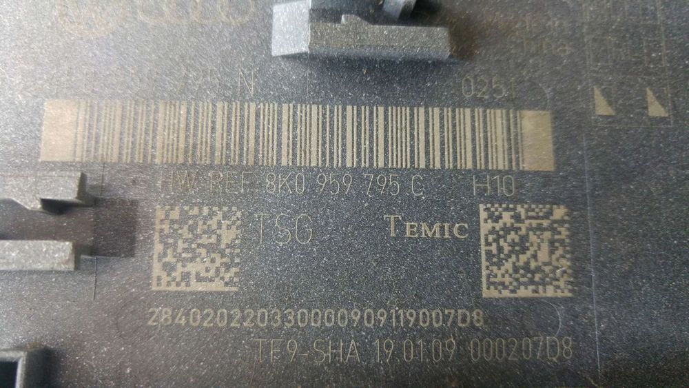 Modul calculator usa stanga spate audi a4 b8 8k 8k0959795c