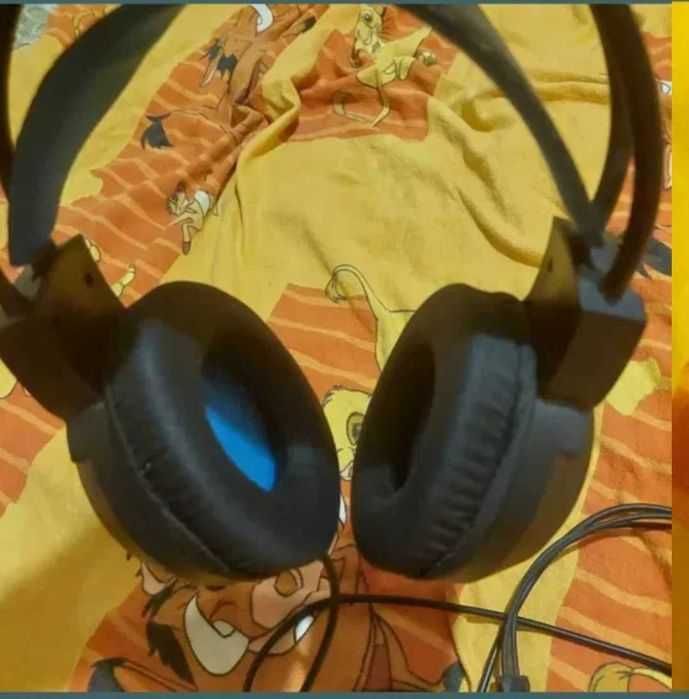Audio,gaming căști fără microfon cu fir