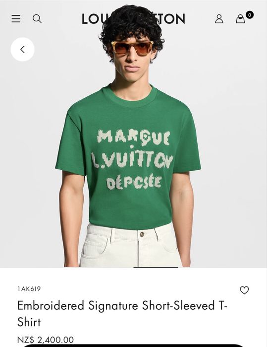 Loui$ Vuitton тениски бродерия ДВА цвята