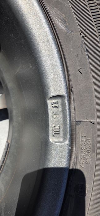 Jante aliaj 7.5x17 ET 38