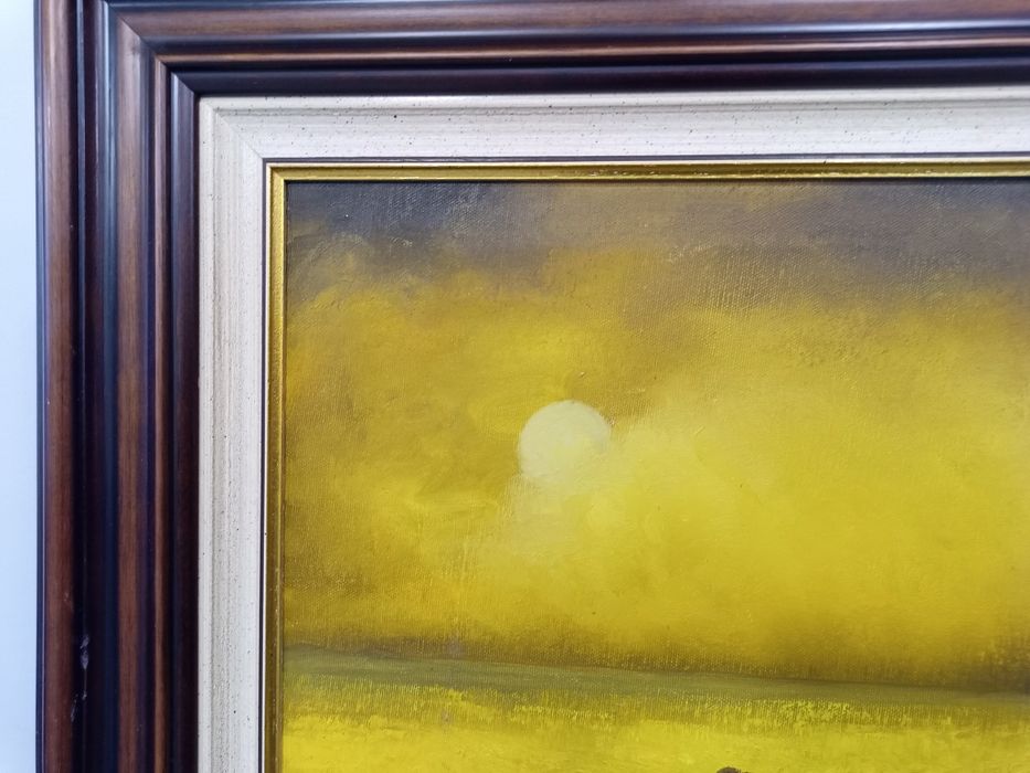 Маслен пейзаж Косач – силна символика в луксозна рамка“