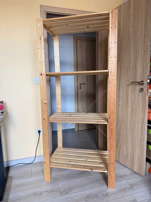 Дървен стелаж/етажерка Hejne, IKEA, 78x50x171 см