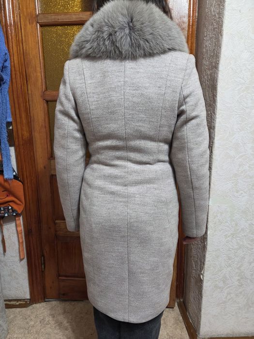 Зимнее натуральное пальто