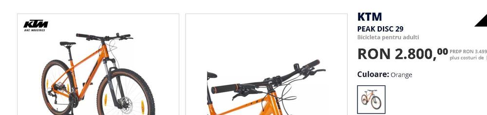 KTM PEAK 29 echipare Shimano