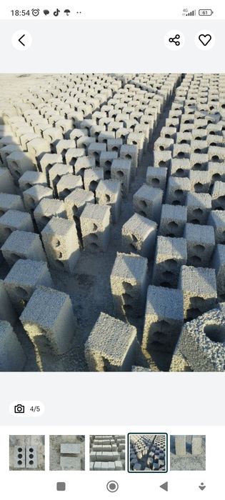 Шлакоблок 34*16.