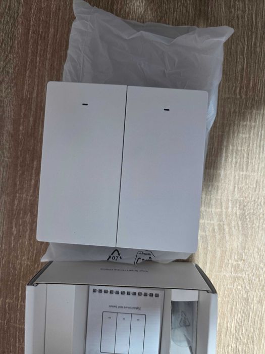 Intrerupator inteligent Sonoff ZBM5-2C-86W, 2 canale, 10A, Zigbee, Alb 6920075743074