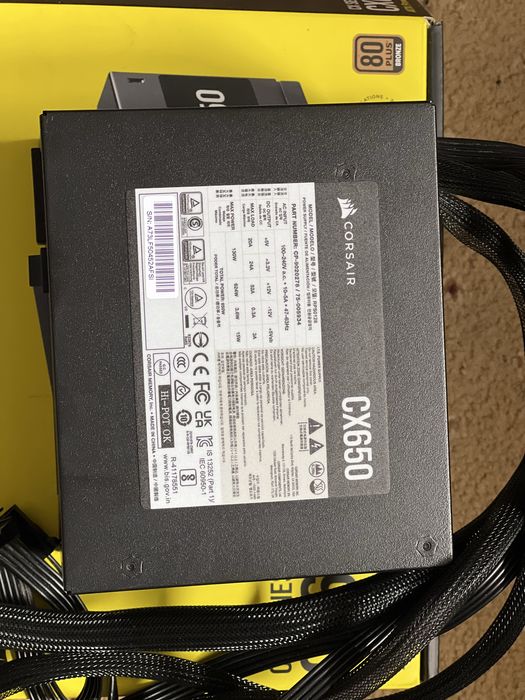 Sursa corsair cx650 80Plus bronze