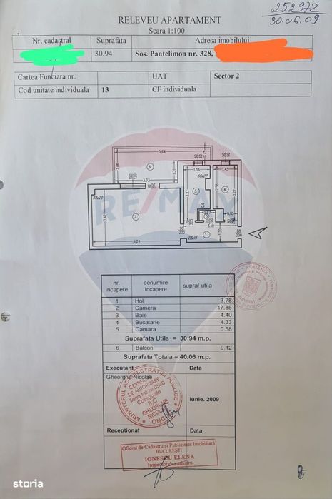 Vanzare garsoniera, zona Pantelimon - Parcul Morarilor