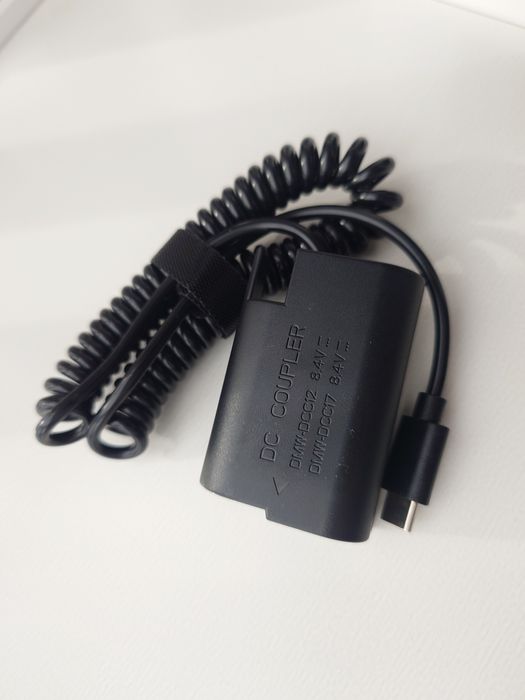 Alimentator USB C (Dummy Battery) DMW-DCC12 Panasonic GH5, GH5S, G9