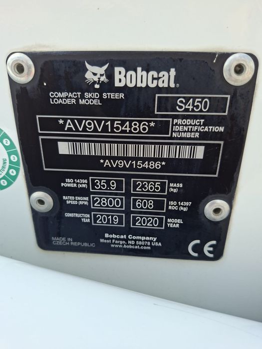 vand bobcat s450