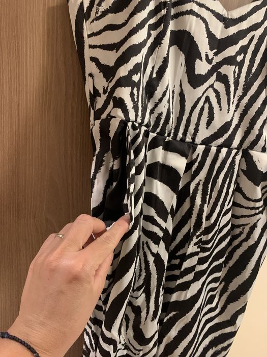 Ocazie! Rochie bumbac satinat