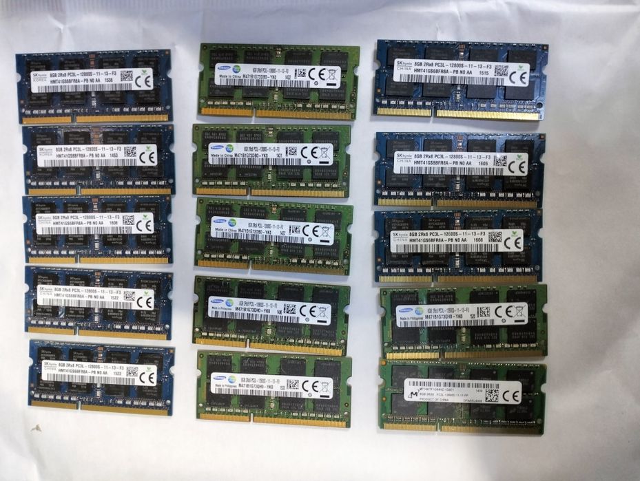 Memorii laptop sodimm DDR3 8GB