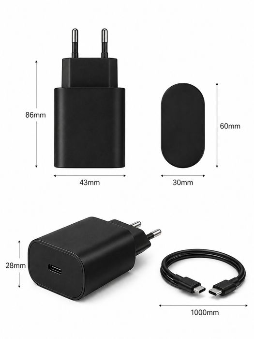 Telefon uchun quvvatlagich. Tezkor zaryad, xiomi va samsung uchun